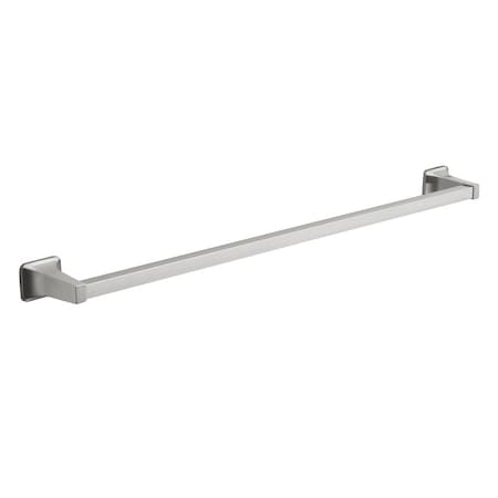 Oakbrook Collection OakBrook Brushed Nickel Towel Bar 30 in. L Die Cast Zinc 297-1204OB